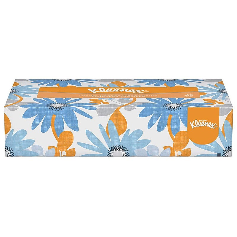 Kimberly-Clark Kleenex 21606BX White Facial Tissue, 2-Ply, White, Pop-Up Box (Box of 125 Tissues) - Image 2